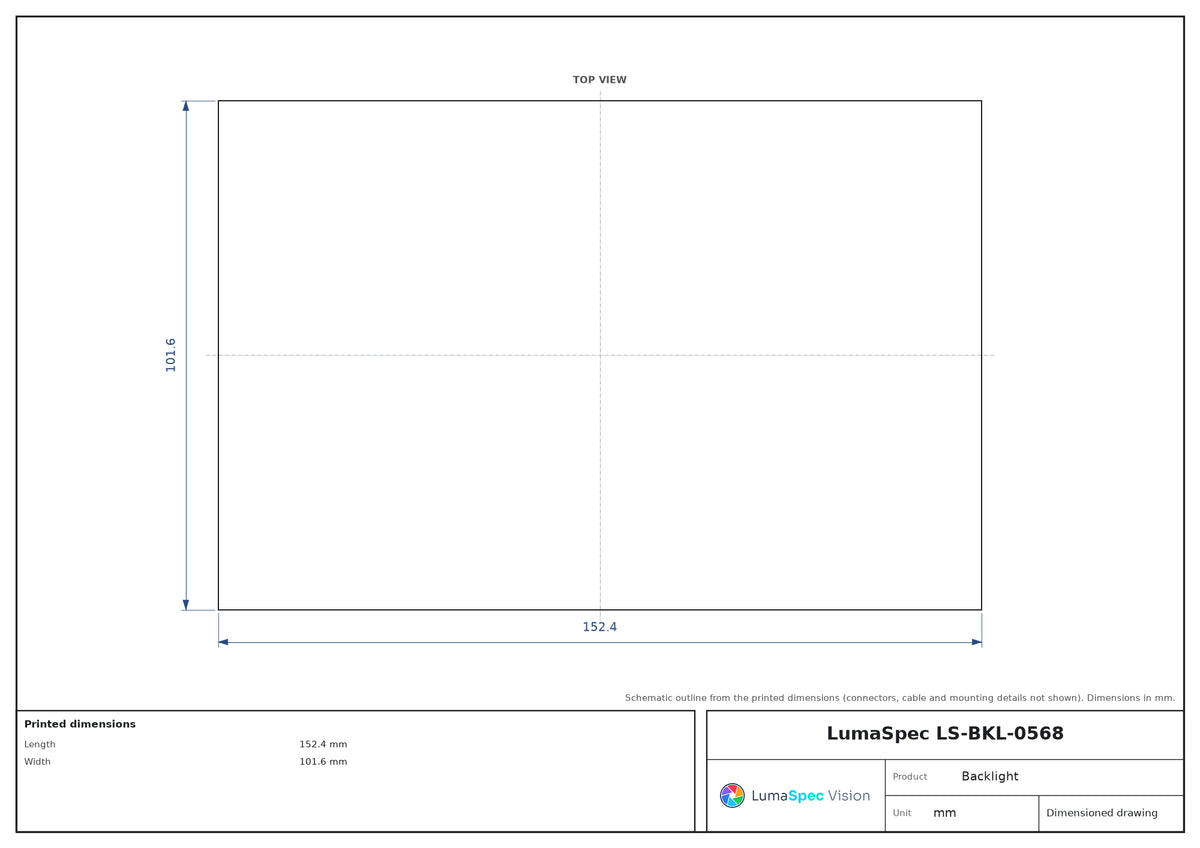 LS-BKL-0568 dimensions (mm)