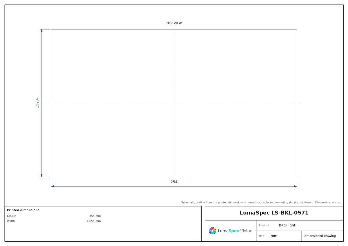 LS-BKL-0571 dimensions (mm)