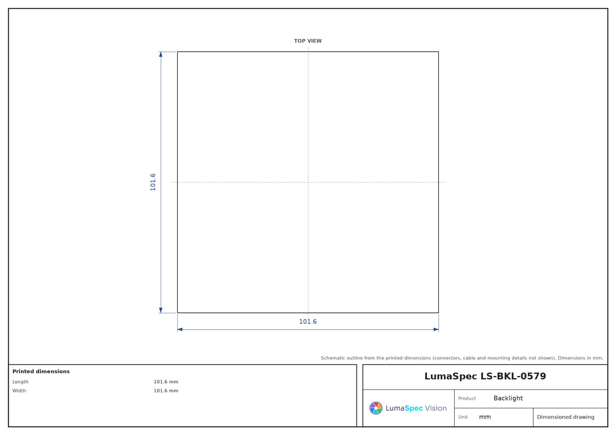 LS-BKL-0579 dimensions (mm)