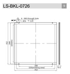 LS-BKL-0726 dimensions (mm)