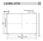 LS-BKL-0730 dimensions (mm)