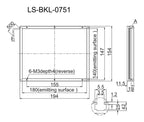 LS-BKL-0751 dimensions (mm)