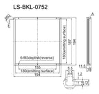 LS-BKL-0752 dimensions (mm)