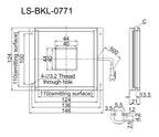 LS-BKL-0771 dimensions (mm)
