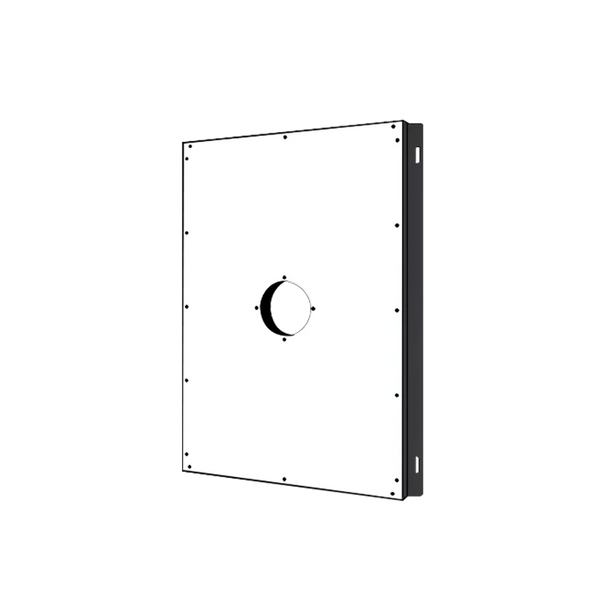 150 x 150 mm Hole backlight, 185 x 160 x 20 mm