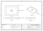 150 x 100 mm edge-lit flat light with centre opening