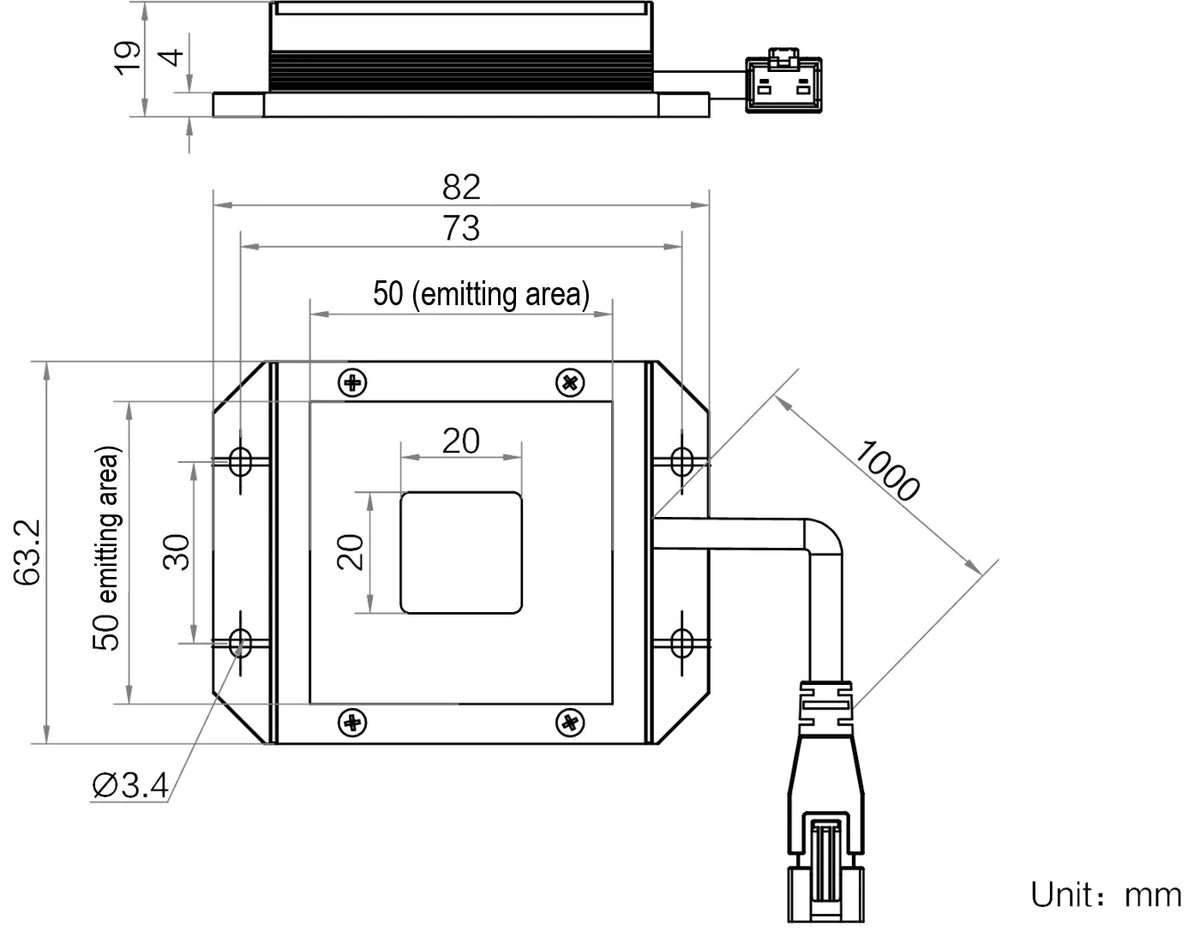 LS-BKL-1108 dimensions (mm)