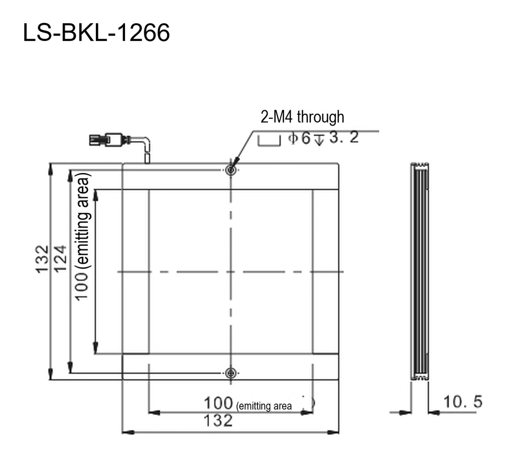 LS-BKL-1266 dimensions (mm)