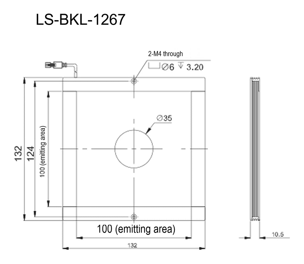 LS-BKL-1267 dimensions (mm)