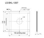 LS-BKL-1267 dimensions (mm)