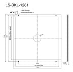LS-BKL-1281 dimensions (mm)