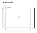 LS-BKL-1288 dimensions (mm)