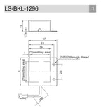 LS-BKL-1296 dimensions (mm)