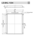 LS-BKL-1304 dimensions (mm)