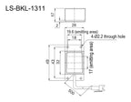 LS-BKL-1311 dimensions (mm)