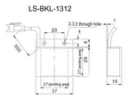 LS-BKL-1312 dimensions (mm)