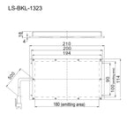 LS-BKL-1323 dimensions (mm)