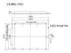 LS-BKL-1331 dimensions (mm)