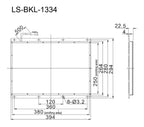 LS-BKL-1334 dimensions (mm)