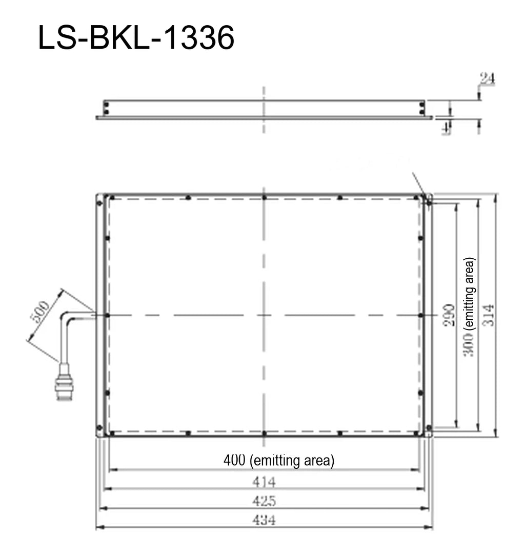 LS-BKL-1336 dimensions (mm)