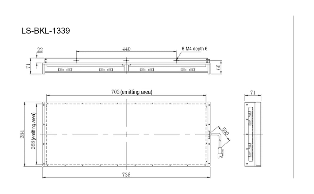LS-BKL-1339 dimensions (mm)