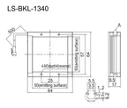 LS-BKL-1340 dimensions (mm)