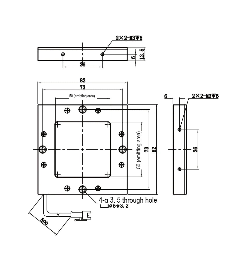 LS-BKL-1422 dimensions (mm)