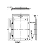 LS-BKL-1428 dimensions (mm)