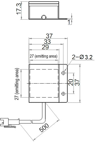LS-BKL-1430 dimensions (mm)