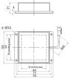 LS-BKL-1432 dimensions (mm)