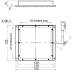 LS-BKL-1435 dimensions (mm)