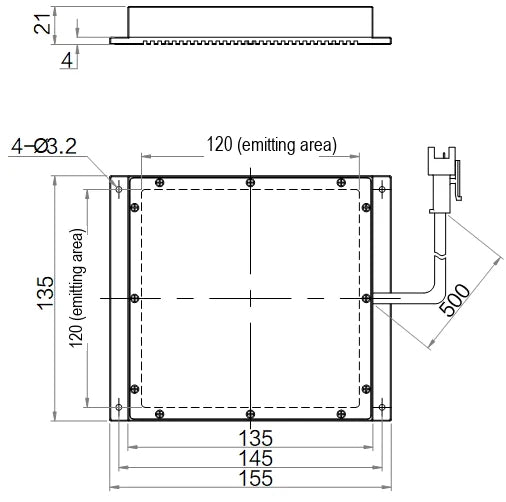 LS-BKL-1435 dimensions (mm)