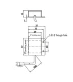 LS-BKL-1500 dimensions (mm)