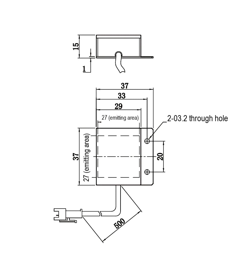 LS-BKL-1500 dimensions (mm)
