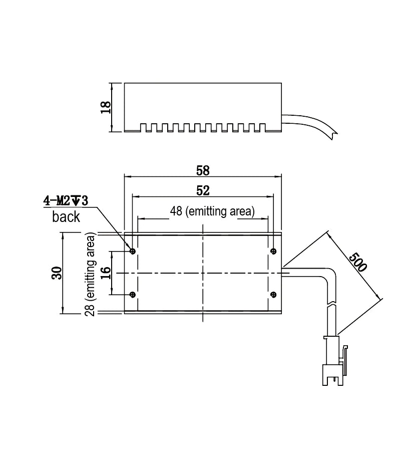 LS-BKL-1501 dimensions (mm)