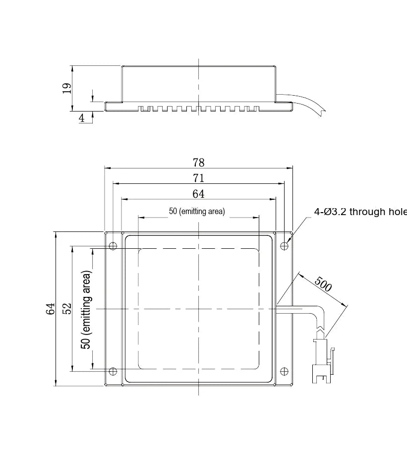 LS-BKL-1502 dimensions (mm)