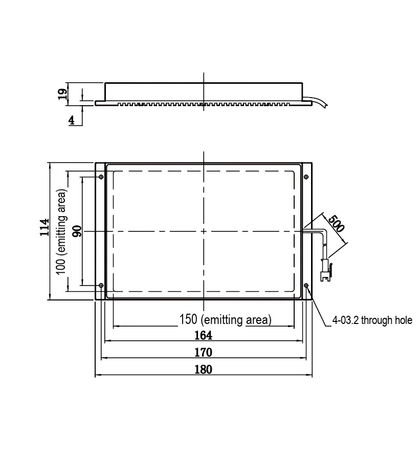 LS-BKL-1506 dimensions (mm)