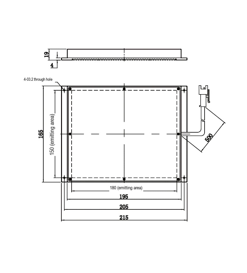 LS-BKL-1508 dimensions (mm)