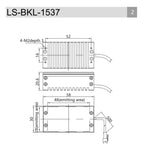 LS-BKL-1537 dimensions (mm)