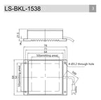 LS-BKL-1538 dimensions (mm)