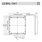 LS-BKL-1541 dimensions (mm)