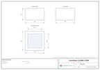 36 x 36 mm square diffuse light