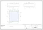 84 x 84 mm square diffuse light
