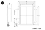 LS-BKL-1163 dimensions (mm)