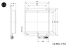 LS-BKL-1164 dimensions (mm)