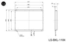 LS-BKL-1184 dimensions (mm)