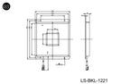 LS-BKL-1221 dimensions (mm)