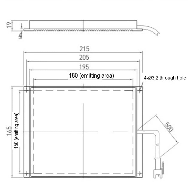LS-BKL-1303 dimensions (mm)