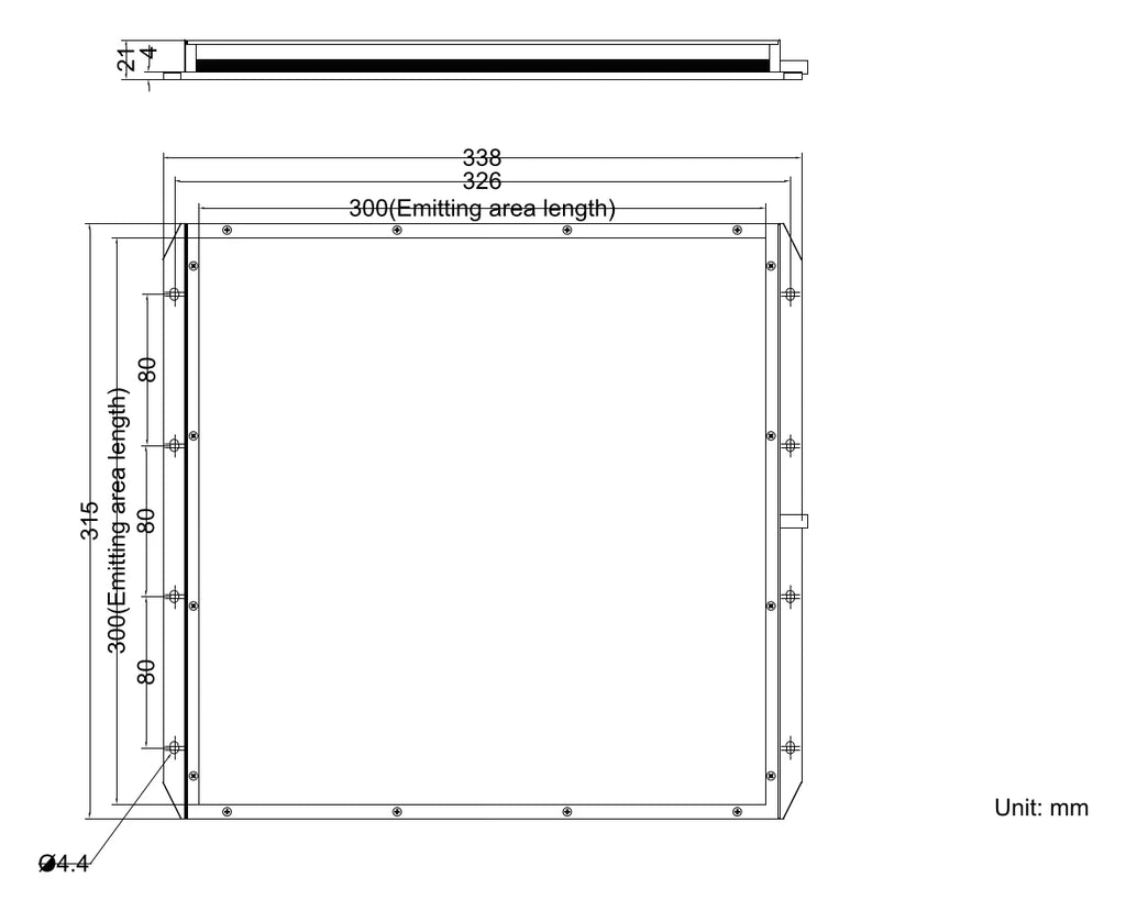LS-BKL-1487 dimensions (mm)
