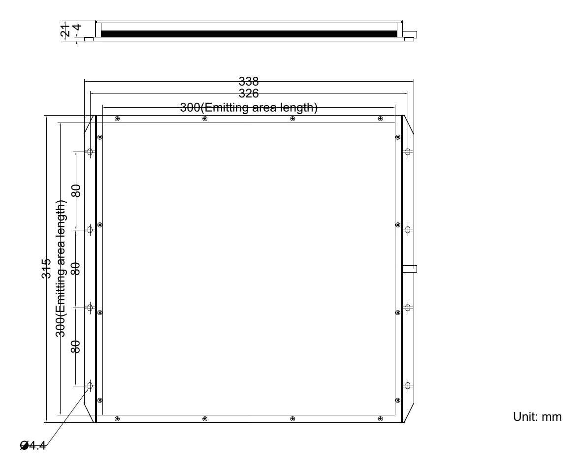 LS-BKL-1487 dimensions (mm)